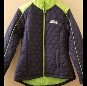 Seahawks womens windbreaker L